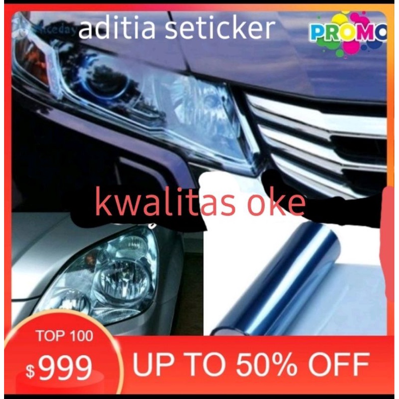 STICKER SKOTLET LAMPU HYBRID BLUE / STIKER LAMPU SEMU BIRU / STIKER REFLEKTOR BIRU / STICKER LAMPU