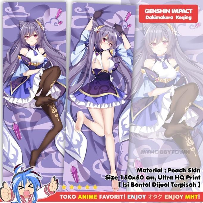 SARUNG BANTAL ANIME DAKIMAKURA GENSHIN IMPACT : KEQING SDFDS3155