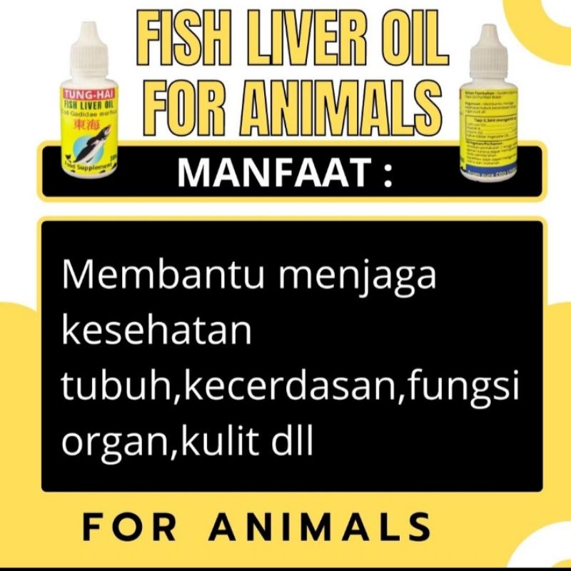 MINYAK IKAN MULTI VITAMIN ORIGINAL TETES TUNG-HAI 30ML TERMURAH