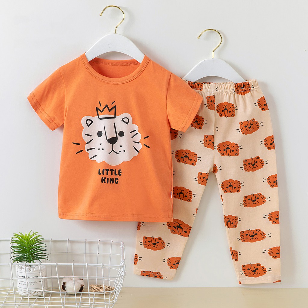 Lion King CP (Harga 1 Seri Dapat 3 Stel Baju & Celana) Grosir Toko Moon Moon Setelan Anak