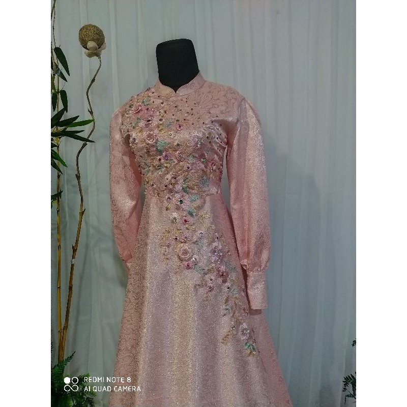 gamis undangan bahan jaguar