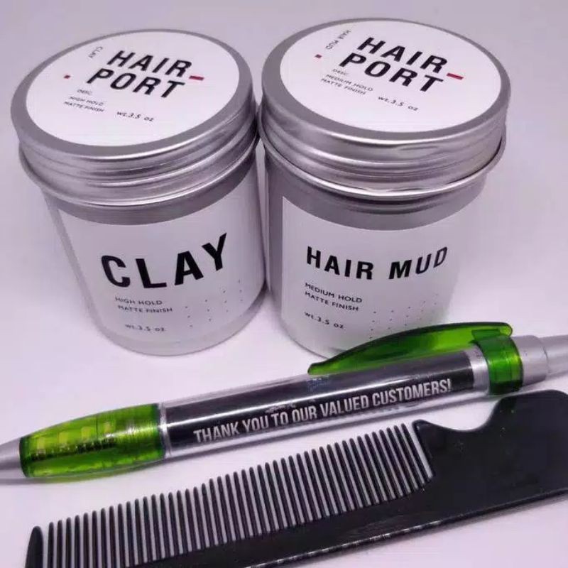 Hairport clay
