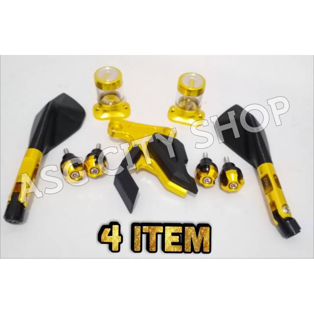 AKSESORIS NMAX VARIASI NMAX VARIASI MOTOR NMAX SPION TOMOK JALU SPAKBOR MOTOR NMAX(4ITEM) YAMAHA