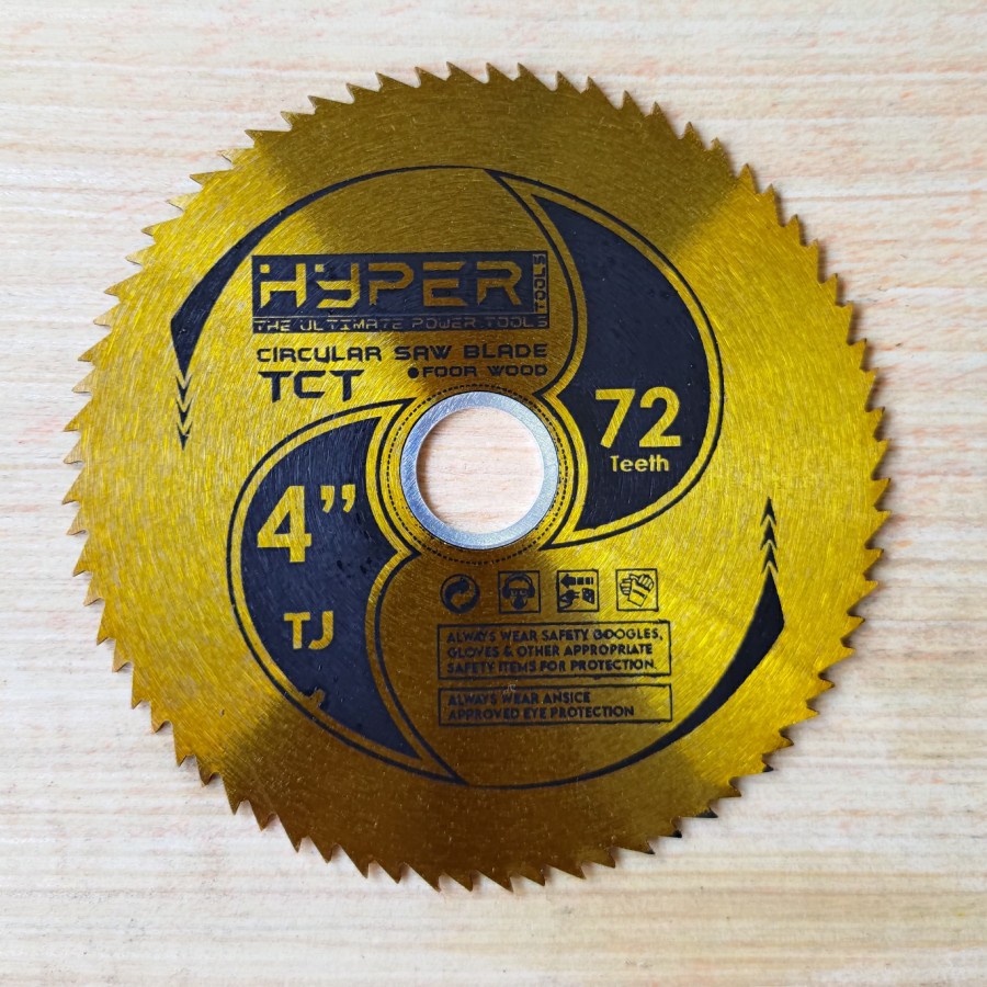 HYPER Mata Circular Saw Gerinda Kayu 4 inchi 72 Mata