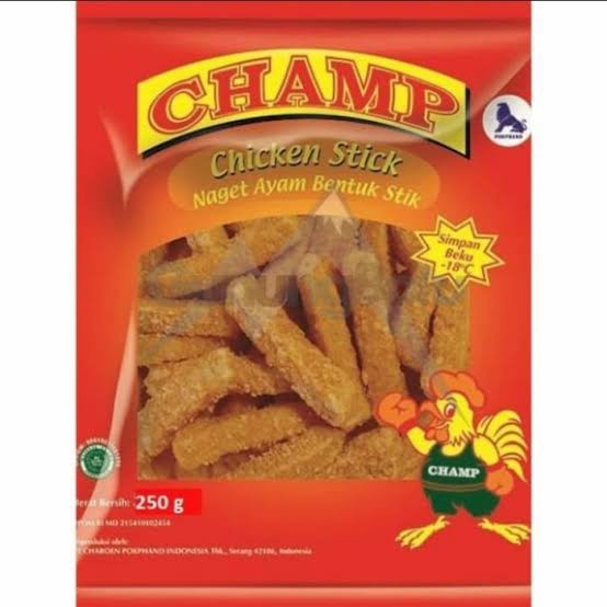 

CHAMP CHICKEN STICK 250 GR / NAGET STIK AYAM