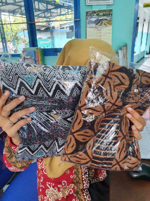 #bayardirumah Tunik Zipper Batik Wanita M L Xl Xxl Jumbo