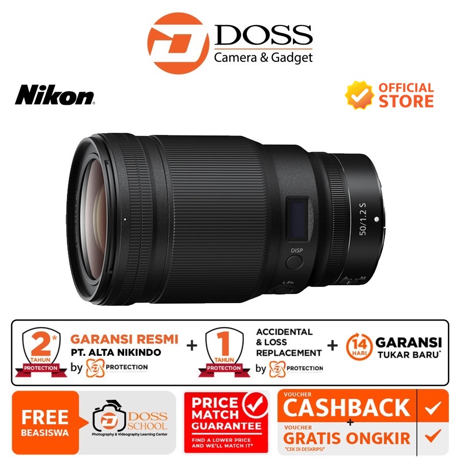 Nikon NIKKOR Z 50mm f/1.2 S Lens