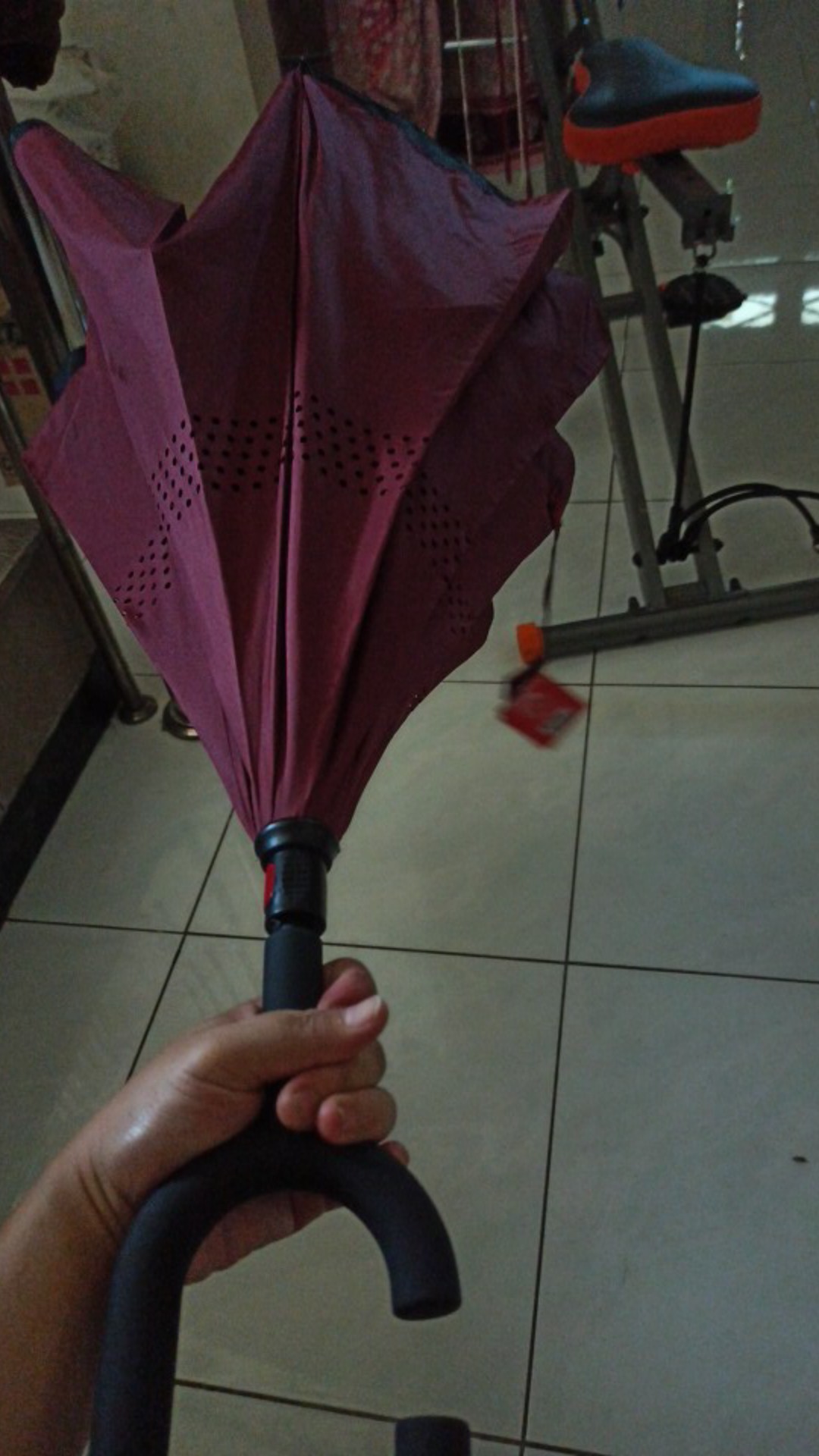 Payung Terbalik Reverse Kazbrella Gagang C 2nd Generatio Motif