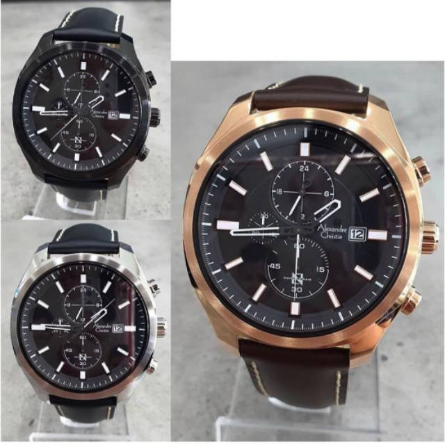 JAM TANGAN ALEXANDRE CHRISTIE ORIGINAL AC6550 MC/ AC 6550 MC READY TERMURAH JAM PRIA