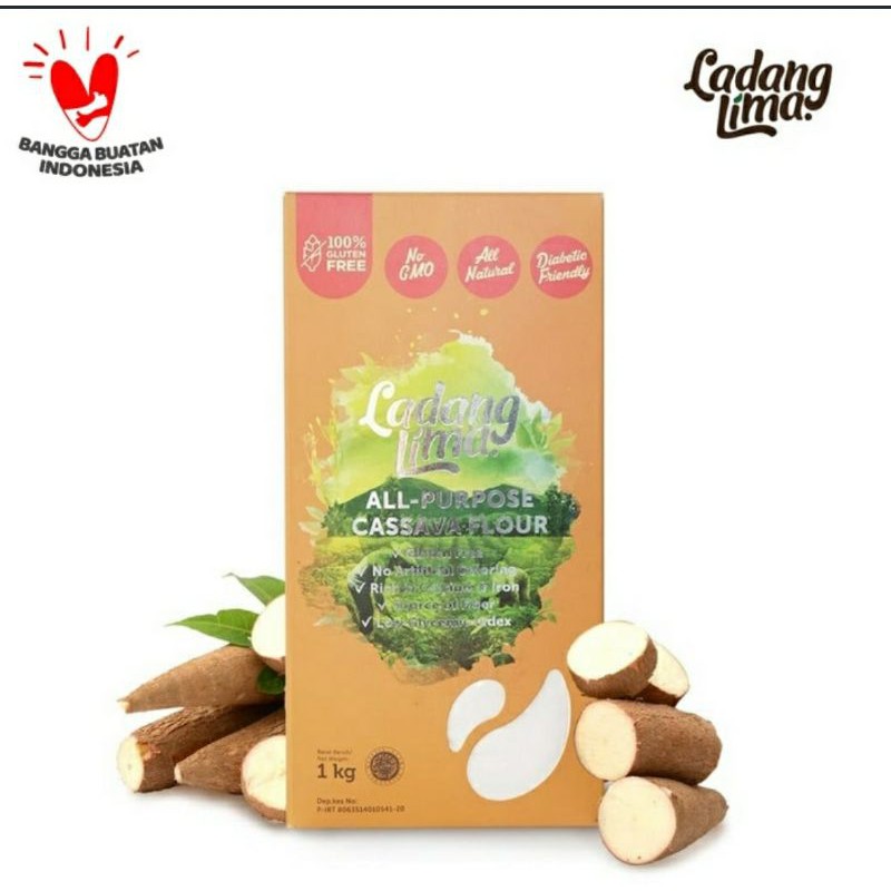 

Ladang Lima Tepung Singkong - All Purpose Cassava Flour