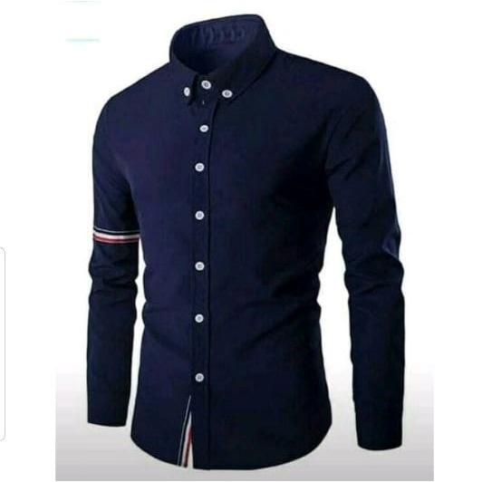 FORTGLAS RENDY KEMEJA POLOS PRIA LENGAN PANJANG SLIMFIT KEMEJA KERJA FORMAL COWOK INDONESIA