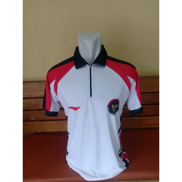 Jersey badminton isi kerah