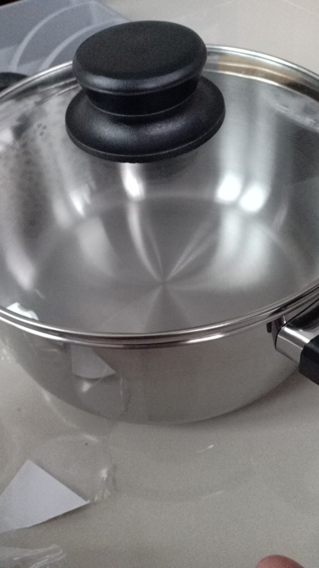 Panci Dengan Penutup, Peralatan Masak Dari Kaca, Baja Tahan Karat , 2.8 Liter An426