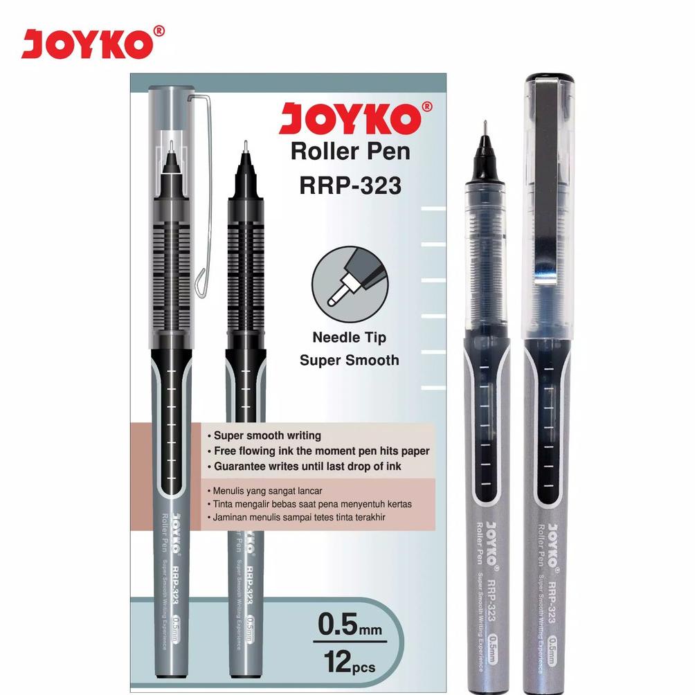 

Pulpen Gel / Bolpoin Gel Joyko Roller Pen RRP-323 - 0.5 mm