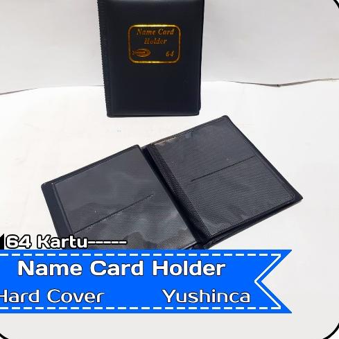 

[KODE L70IP] Name Card Holder 64 Tempat Slot Kartu Nama 64 Hard Cover Yushinca