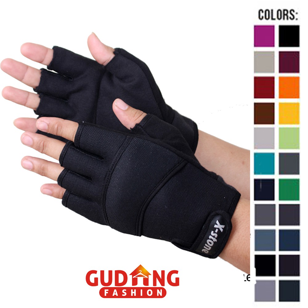 Sarung Tangan Setengah Jari untuk Sepeda Motor Banyak Motif dan Warna - MTR (COMB)