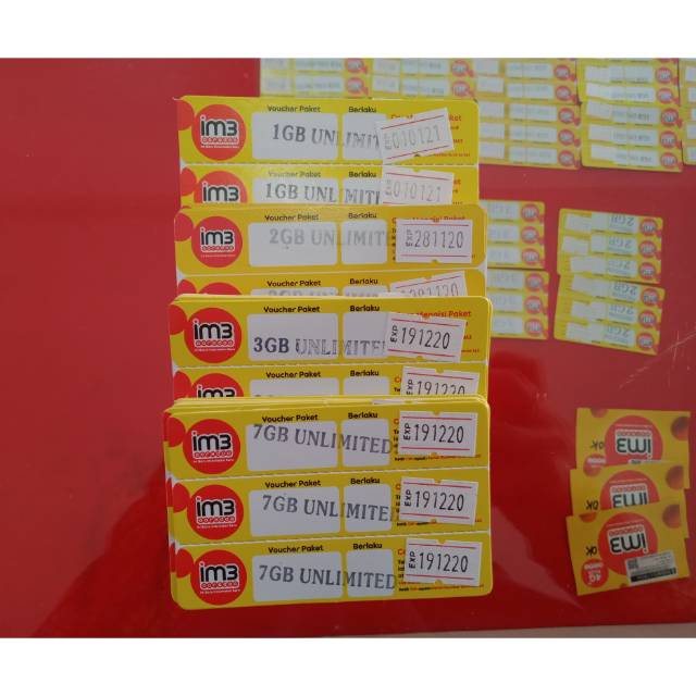 Vocher data indosat unlimited