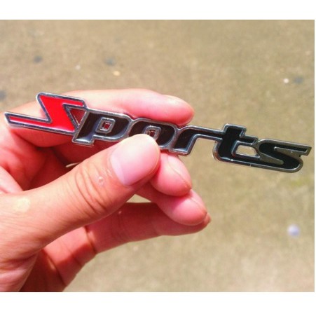 Metal emblem mobil sports