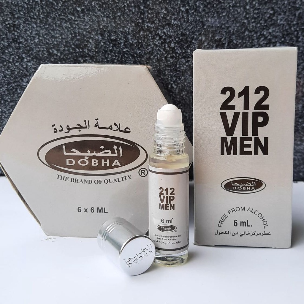 212 VIP MEN Parfum DOBHA 6ml Roll On Non Alkohol