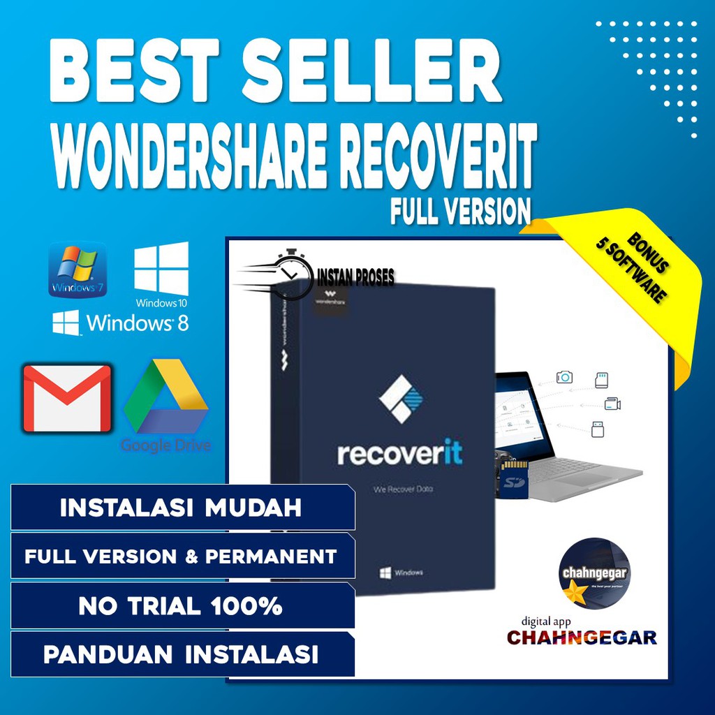 Recoverit versi terbaru full version | Software Data Recovery Tool Hardisk Komputer