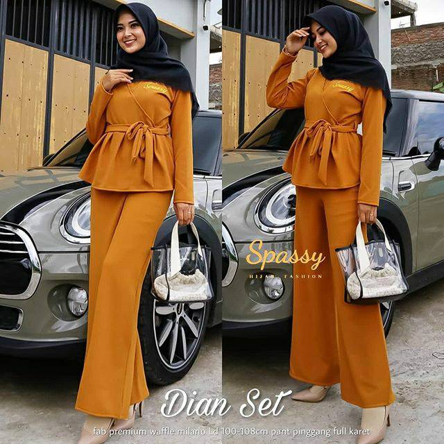 Dian set by spassy / setelan kulot