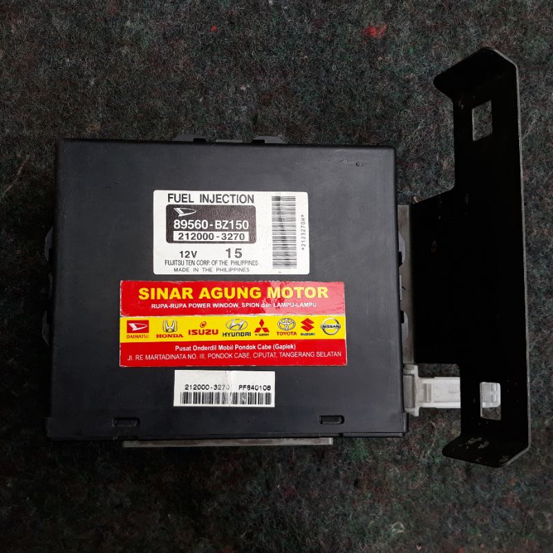 ECU Engine Control Unit Toyota Avanza Xenia 1.3 Vvti "89560-BZ150"