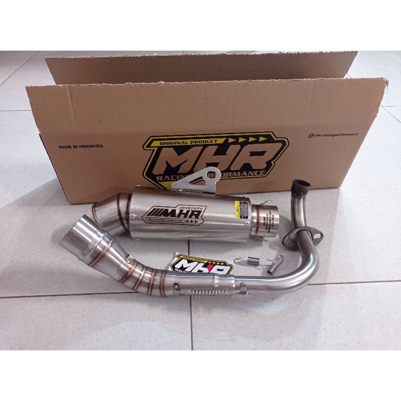 Knalpot MHR RACING FULLSET BEAT VARIO SCOPY MIO AEROX NMAX