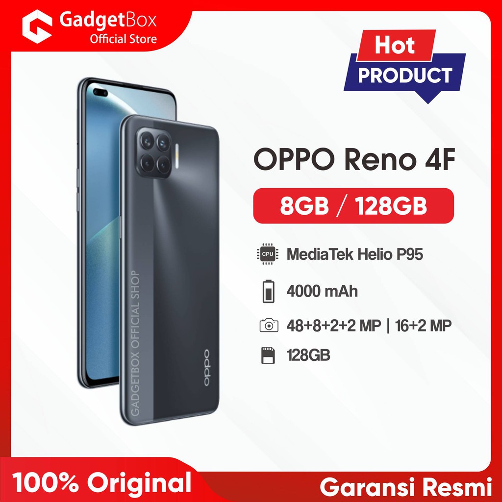 OPPO Reno 4f 8/128 GB Garansi Resmi