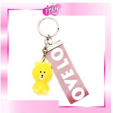 POKY - Gantungan LOVE BEAR Keychain Gantungan Kunci AksesorisTAS