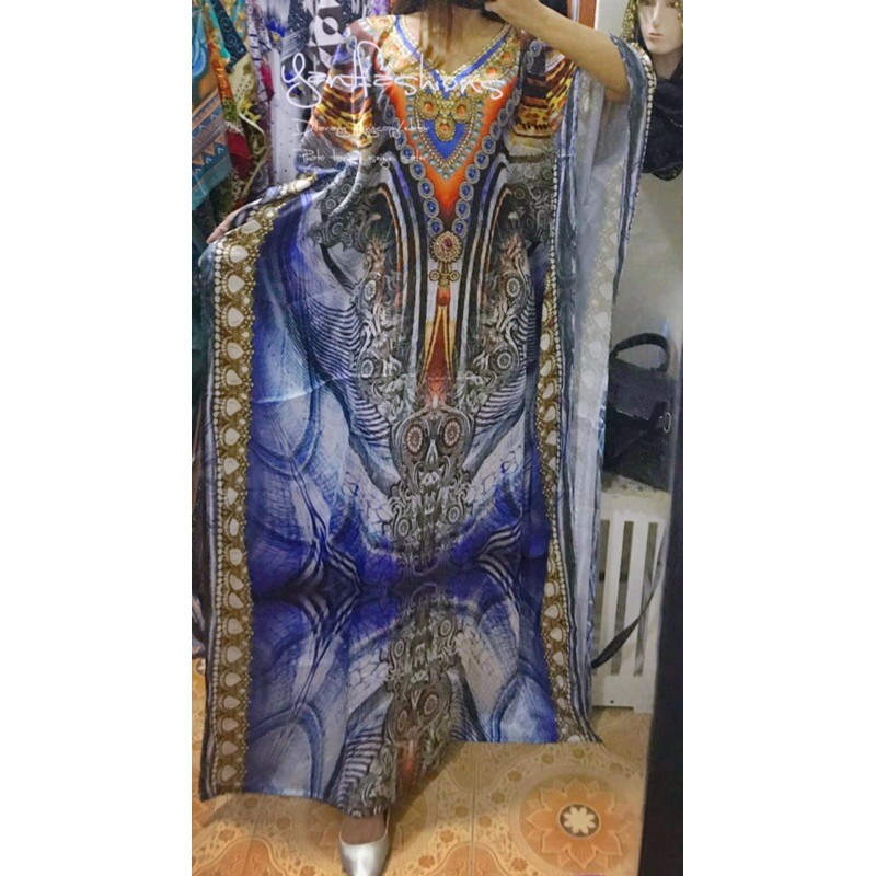 kaftan import India Sutra silk