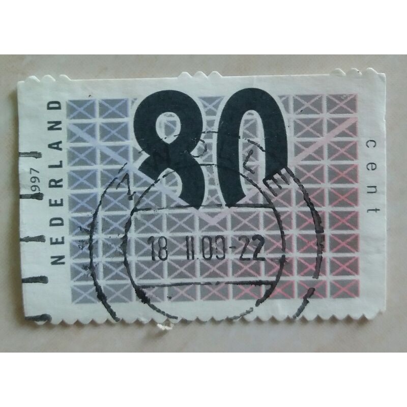 

(AA) Perangko Belanda Business Stamps 1997 80c Used