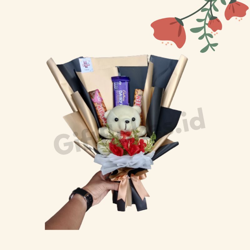 

buket coklat valentine murah