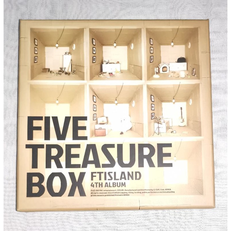 ft island five treasure box album only