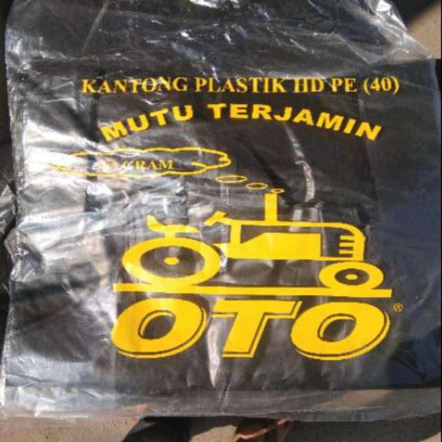 Kantong pelastik / keresek hitam TEBAL