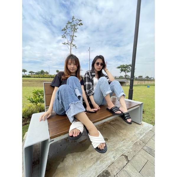 Sandal slip on wanita | SIGRID by estimo.look | sandal wanita sandal cewek-5