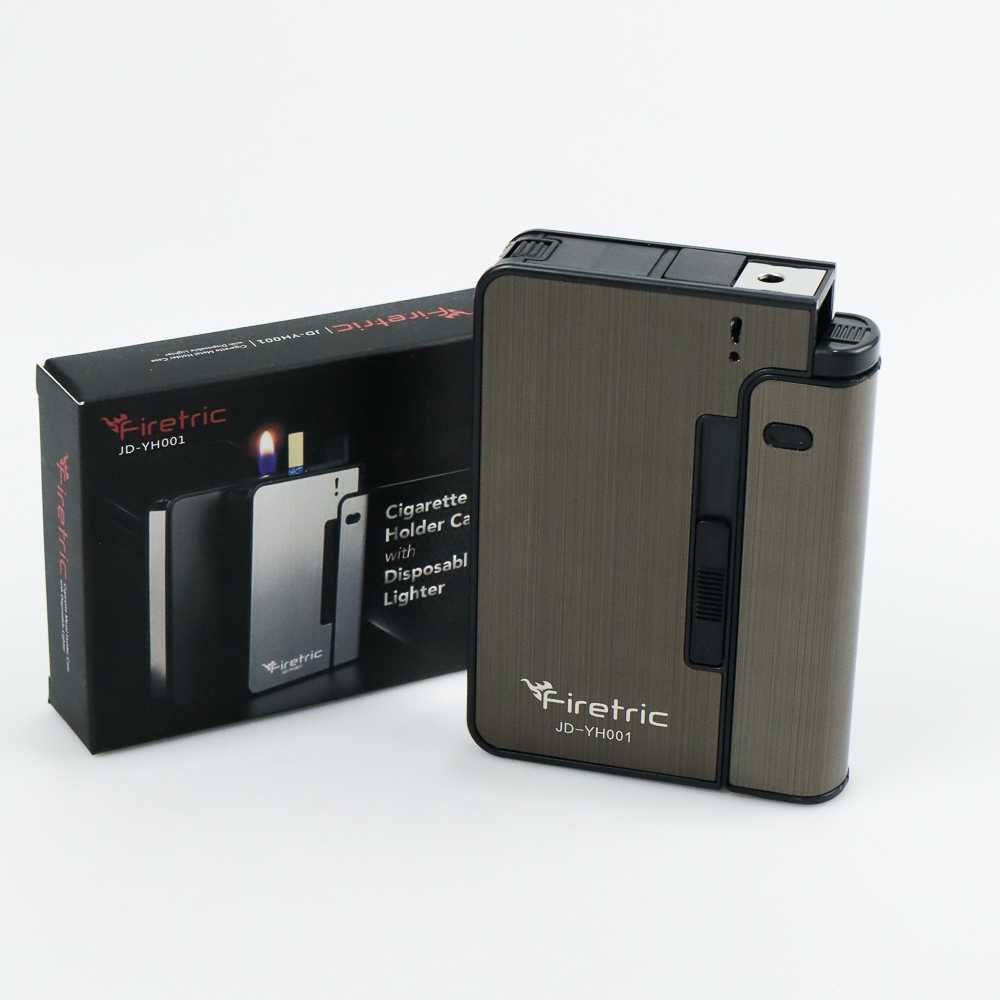 Kotak Rokok Case with Lighter Korek Api Slot keren unik murah original bebas ongkir elektrik