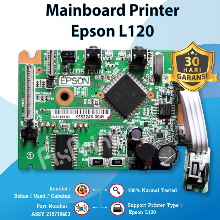 Mainboard Printer Epson L120 Original Board Assy Epson L120 Motherboard Printer L120