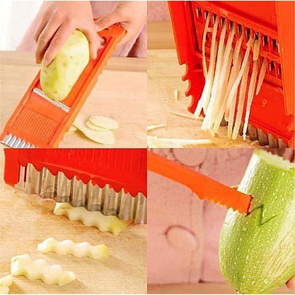 Parutan Multifungsi 8 IN 1 / Kitchen Treasure Multifuinctional Cutter - Parutan Serbaguna Buah dan Sayur