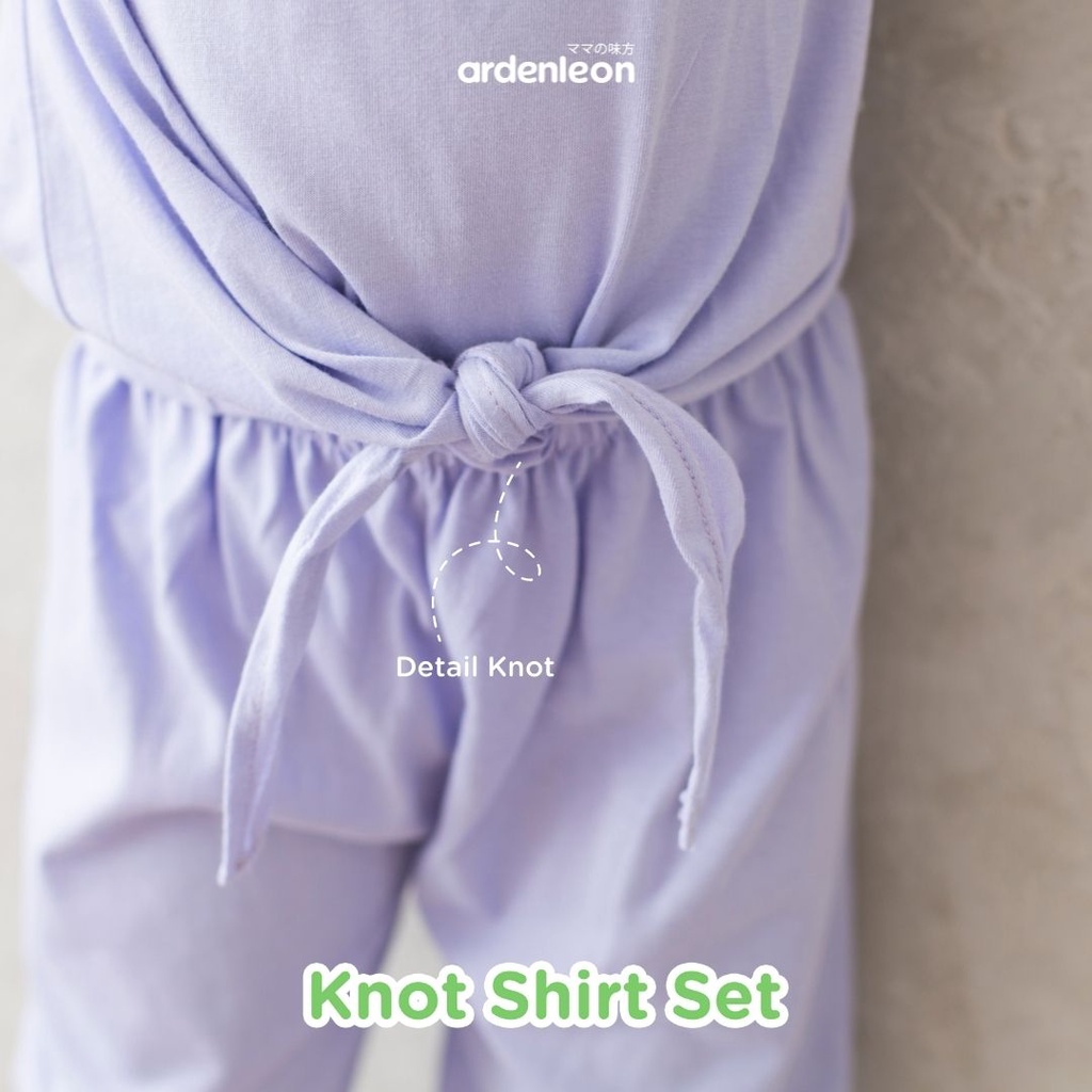 Baju Bayi Setelan Anak Perempuan ARDENLEON Girls Knot Shirt 1-4 Tahun