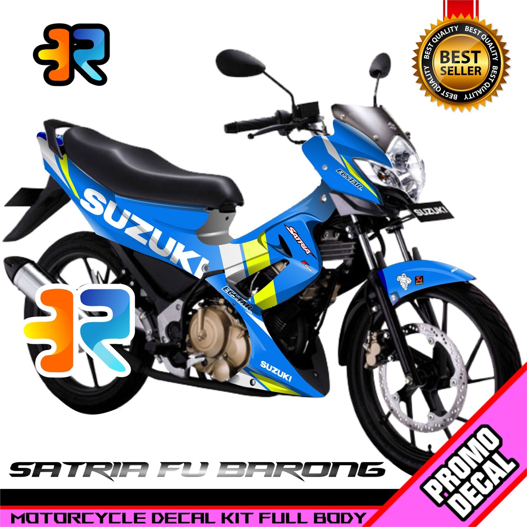 Decal Motor Satria FU Barong Desain Livery 2021 Sticker Decal Full Body
