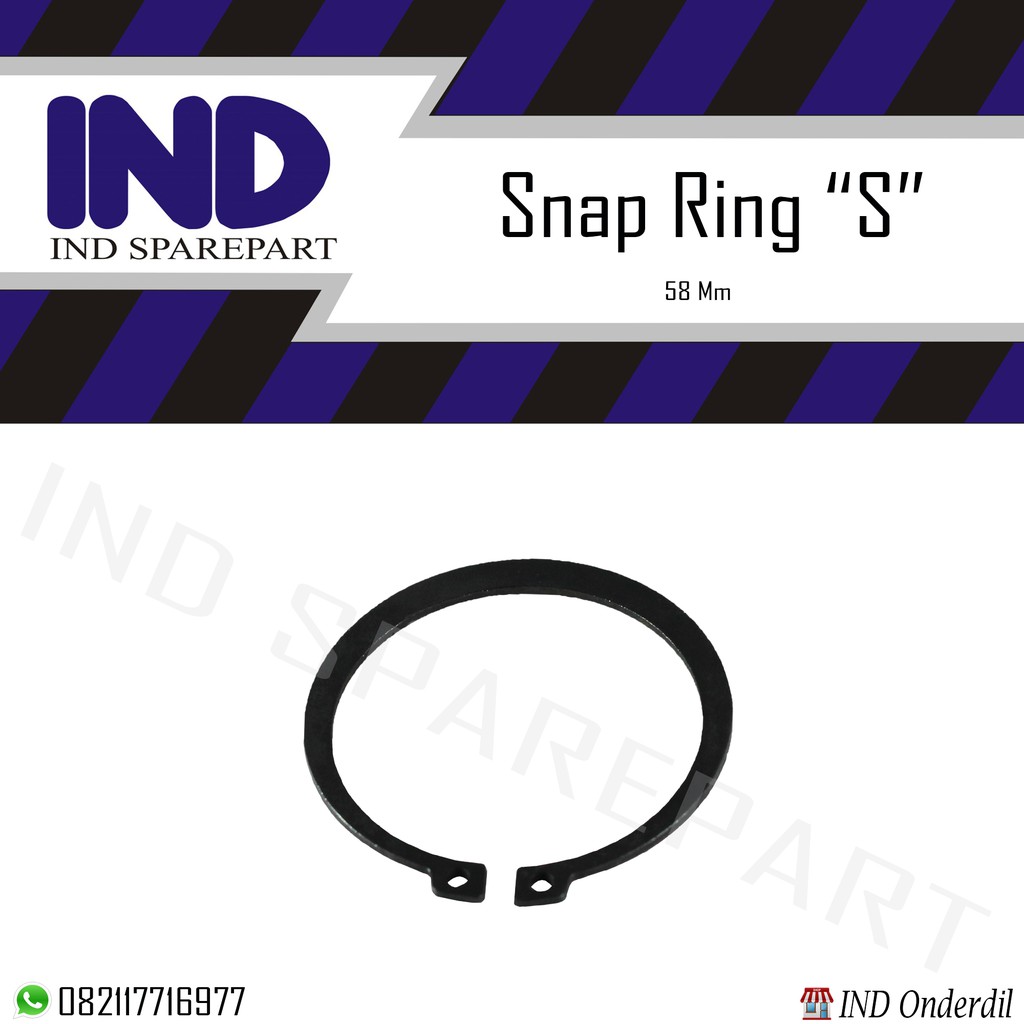 Snap Ring S 58/S58 Motor Honda &amp; Yamaha &amp; Suzuki