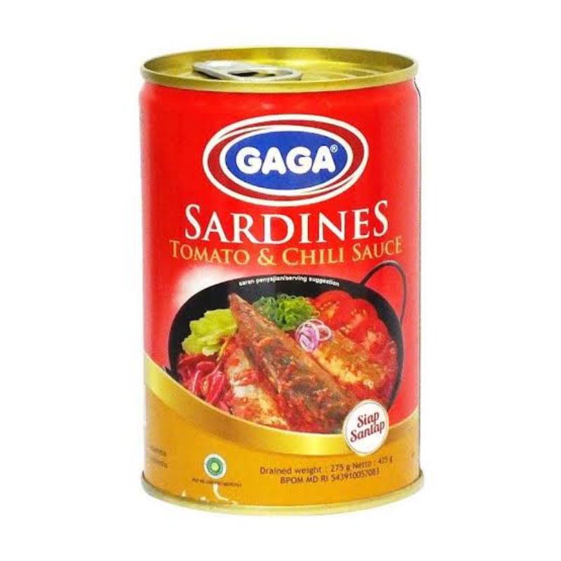 

Gaga Sardines Tomato & Chili Sauce 425g