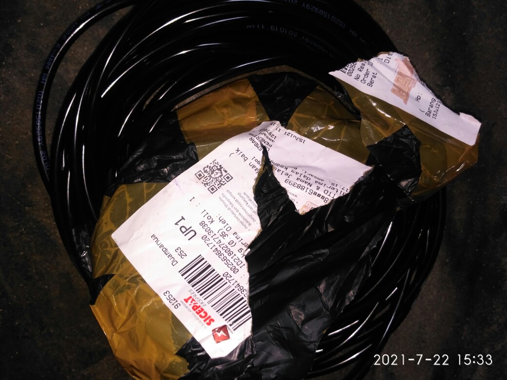 Selang Pu 4 X 6 Mm Pneumatic Polyurethane Alat Siram Hose Irigasi Hidroponik Fertigasi Air Udara