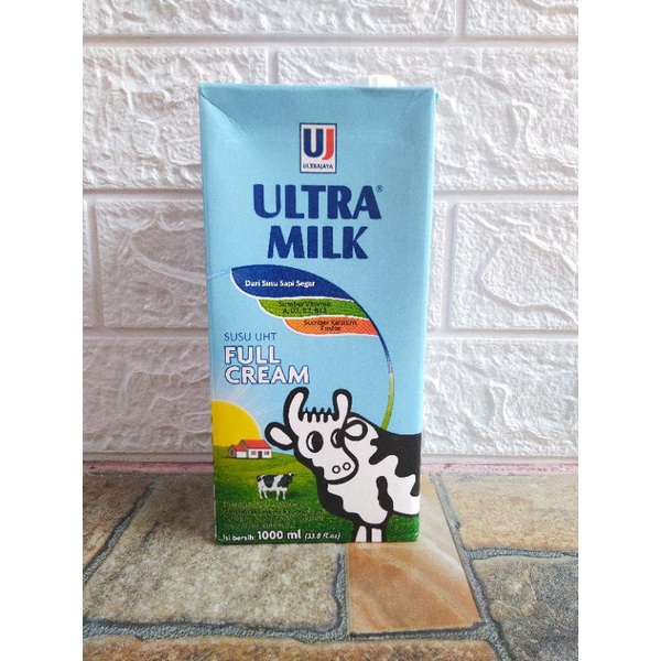 

susu ultra milk uht plain 1000ml