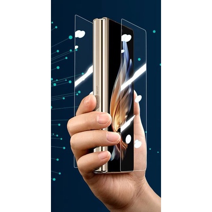 Hydrogel Jelly Clear Bening Samsung Galaxy Z Fold 3 Z Fold 2 Z Fold 1 Anti Gores Jelly Full Cover Screen Guard 4in1