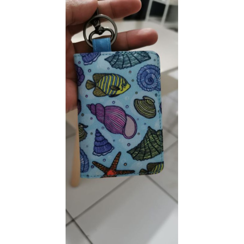 DOMPET STNK MOBIL MOTOR GANTUNGAN KUNCI SIM MOTIF SEA