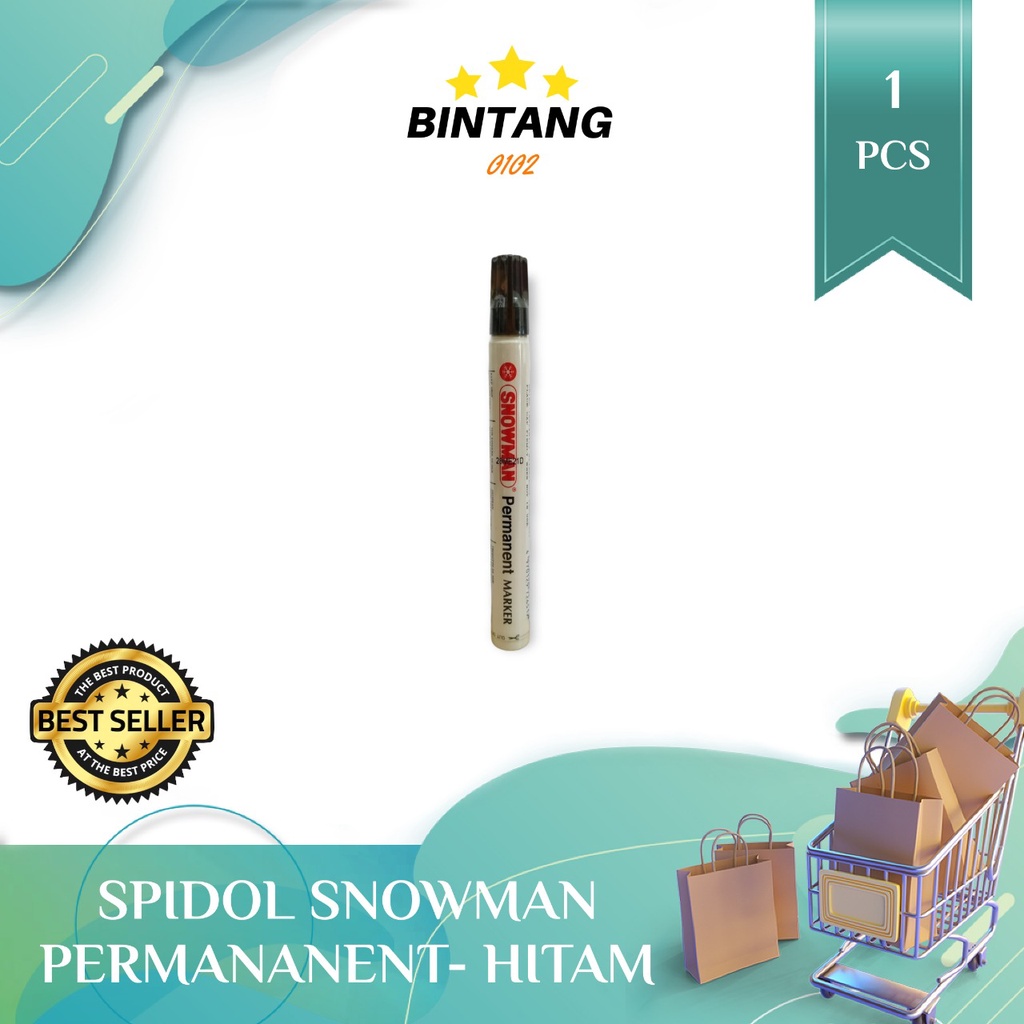 

Spidol Giant Snowman Marker G 12 - Hitam
