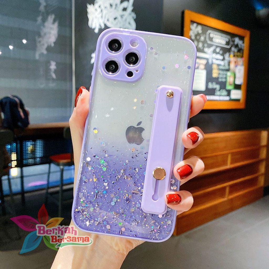 YS001 SOFTCASE AKSEN GLITTER WARNA MACARON IPHONE 6 6+ 7 7+ X XS XR MAX BB6329