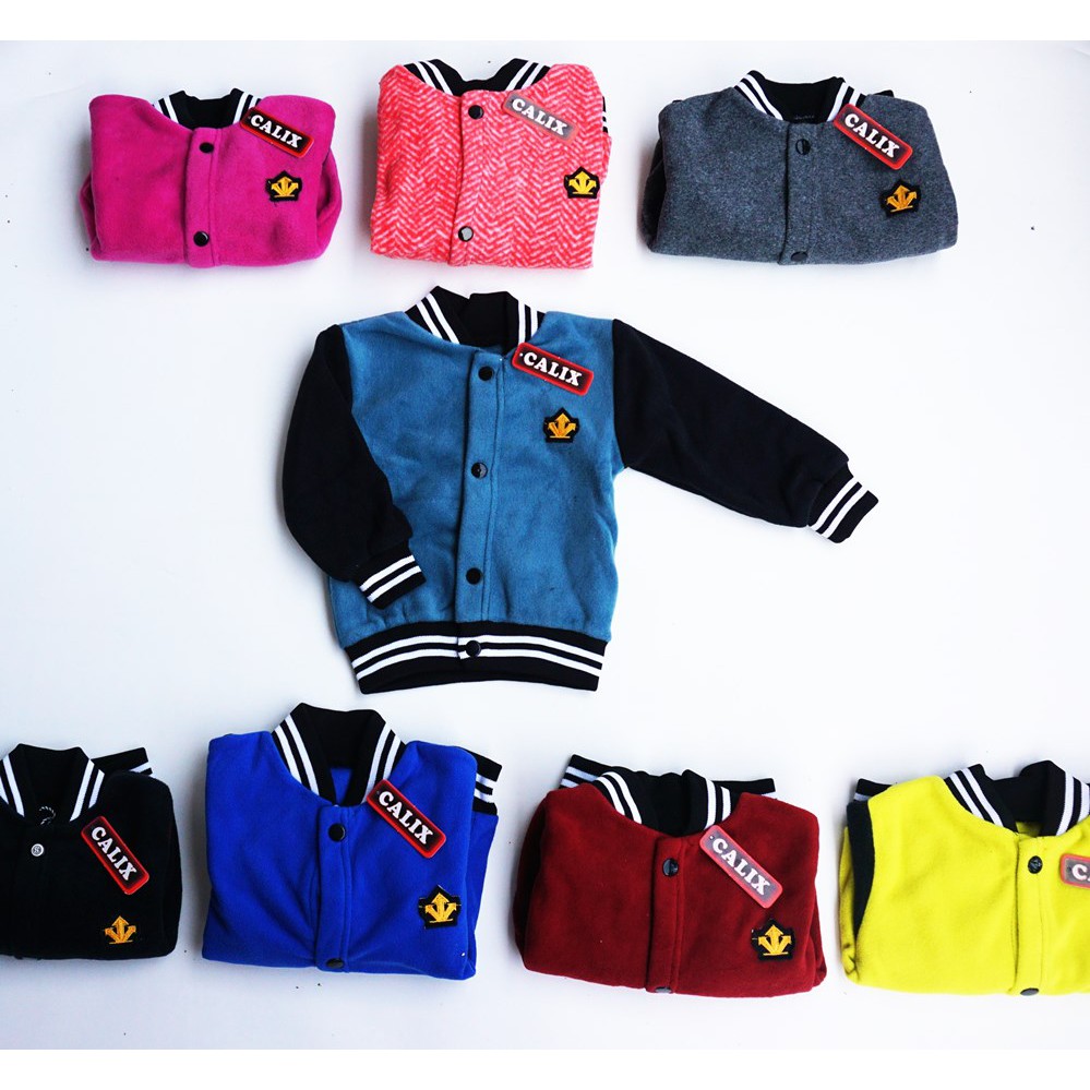 Jaket Anak Baseball Baby Terry Jaket Anak Murah Unisex