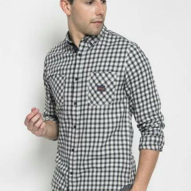 Kemeja three second original